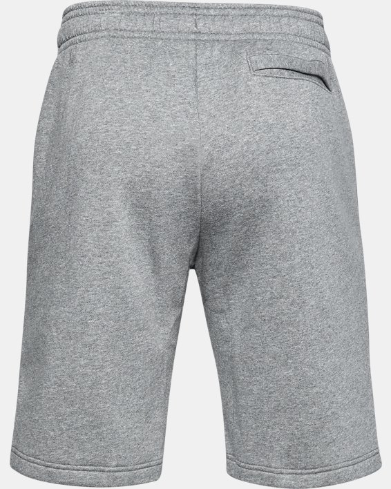 Men's UA Rival Fleece Shorts, Gray, pdpMainDesktop image number 5